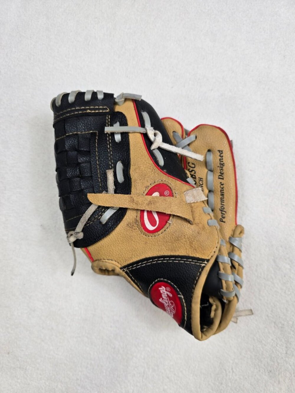Rawlings 10-Inch Youth Baseball Glove WPL10CBSG Basket Web Leather Performance